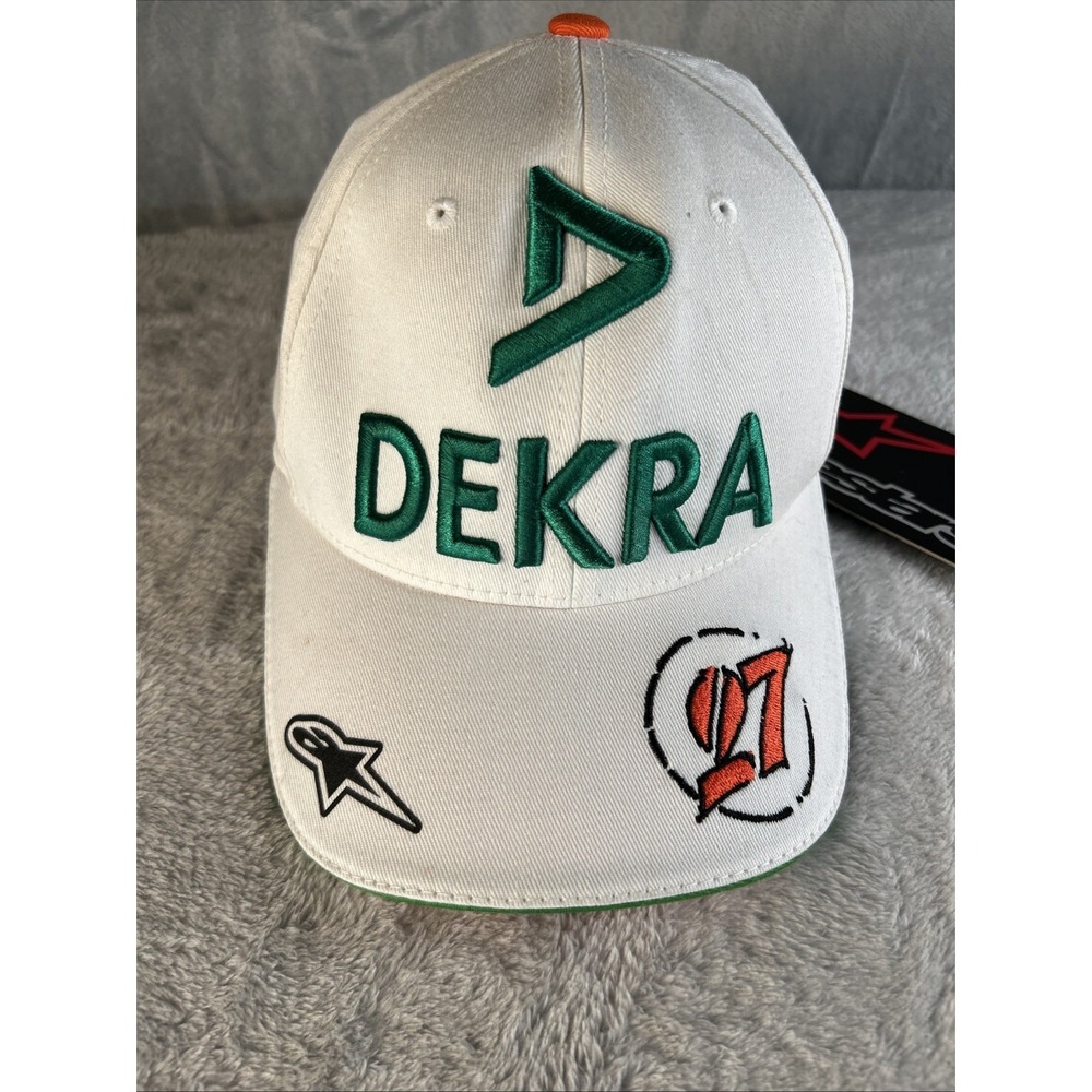 Alpinestars DEKRA #27 Hat S/M Fitted Racing Motorsport Adjustable Y2K - Picture 2 of 11